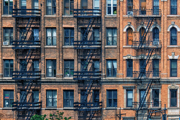 Canvas Print - Facade building in New York City