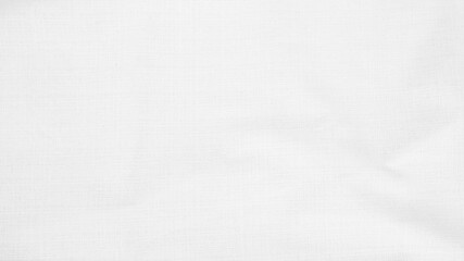 Organic Fabric cotton backdrop White linen canvas crumpled natural cotton fabric Natural handmade linen top view background  organic Eco textiles White Fabric linen texture