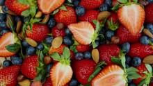 Juicy Strawberries On A Berrylicious Background