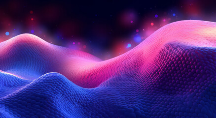 Wall Mural - abstract neon glow background. generative ai