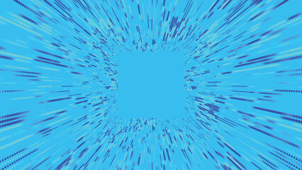 Poster - Tunnel Background. Abstract digital background. Big data visualization. Data flow information. Concept of digital communication. Wormhole. 3D rendering. Vector illustration.