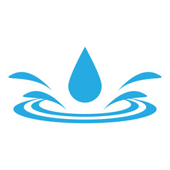 Poster - water drop icon vector