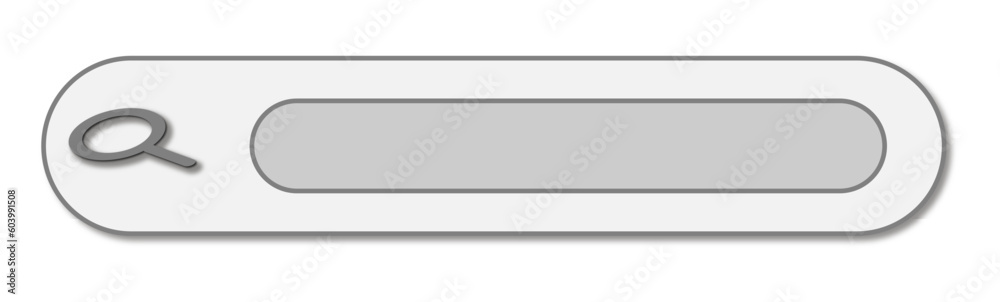 Flat search string Search information. Isolated vector illustration. Simple filled line drawing. Editable stroke. 