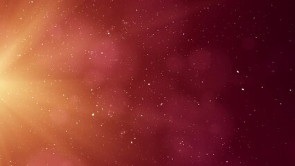 Poster - Abstract luxurious, premium gold glittering, heavenly ray, divine bless, God's ray flowing particles loop motion vertical background