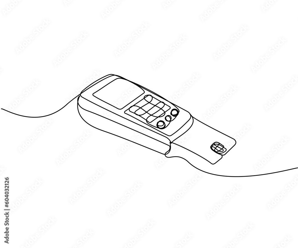 Chip Card in payment terminal, Chip Technology, Credit Card Machine one ...