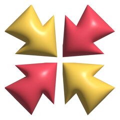 Wall Mural - minimize flat icon