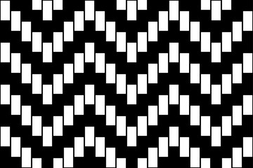 Wall Mural - kindergarten pattern and optical illusion, seamless tile. effect of irregular appearance where the w