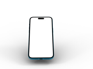 Poster - Mockup - All-screen smartphone mockup isolated 3d