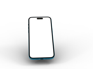Poster - Mockup - Smartphone. Mobile phone Template. Telephone 3d
