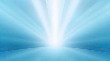 Abtract blue light rays. Generative  AI 