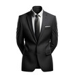 tuxedo suit mockup on transparent background ,generative ai