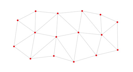 Social media concept. Social connections, connecting people net, social network. Flat vector illustration