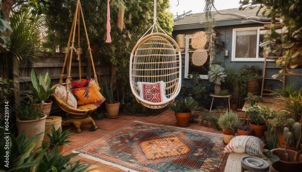 Indigenous craft decorates modern home interior with nature inspired ...