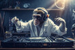 Affe als DJ: Musikalische Meisterwerke aus den Pfoten