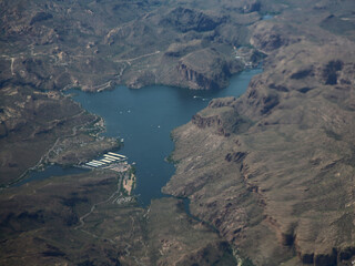 Canvas Print - Saguaro Lake, Arizona	