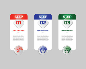 Poster - Infographic data element design vector template