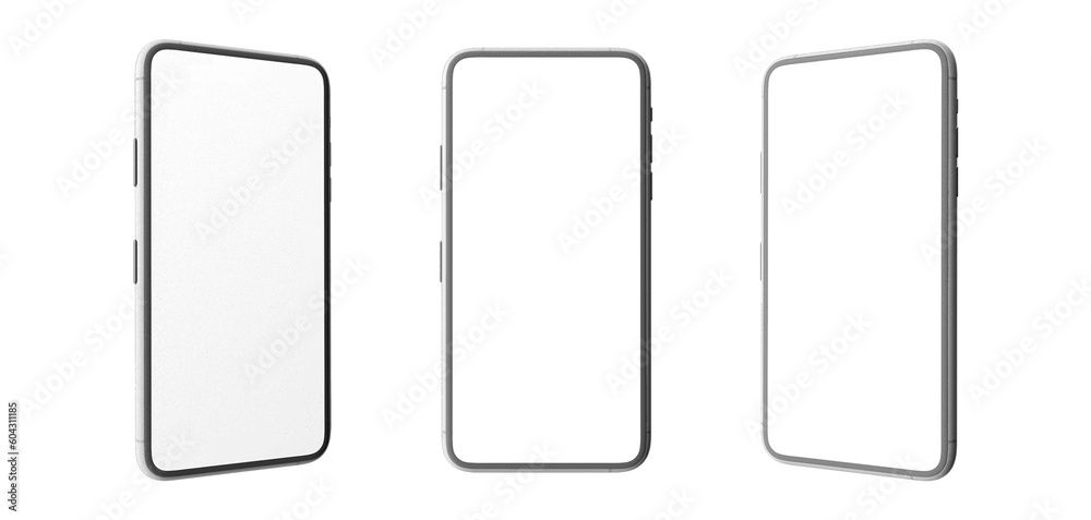 3d mobile mockups. Ultra realistic smartphone. Device UI UX mockup for ...