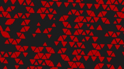 Poster - Gray-red abstract background for the intro of appearing triangles.. Animation screensaver.