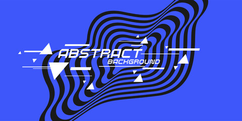 Poster - Composition with geometric shapes. Abstract background for design. Trendy stylish graphics