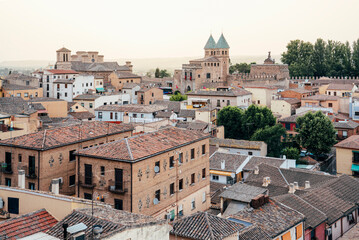 Wall Mural - Cityscape of medieval Toledo, Spain