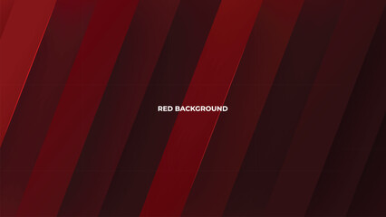 red wallpaper with parallelogram shapes and elegant shadows. background with line shapes colored red tones.