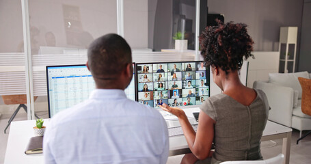 Poster - Video Conference Meeting Call