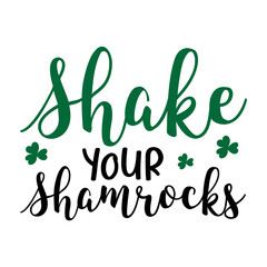 St patricks day  lettering quote design