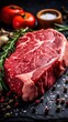 © Viktor - Fresh raw beef steaks. Generative AI