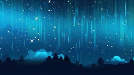 Sticker - Wallpaper of shimmering lights