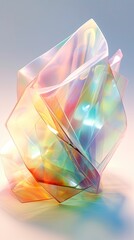 Poster - Colorful Vibrant Energy on Light Purple Background Generated by AI