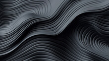 Unobtrusive Colorful Modern Curvy Waves Background Illustration With Dark Slate Gray, Ash Gray And Dark Gray Color