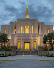 Wall Mural - Mormon Temple in Gilbert Arizona, America, USA. 