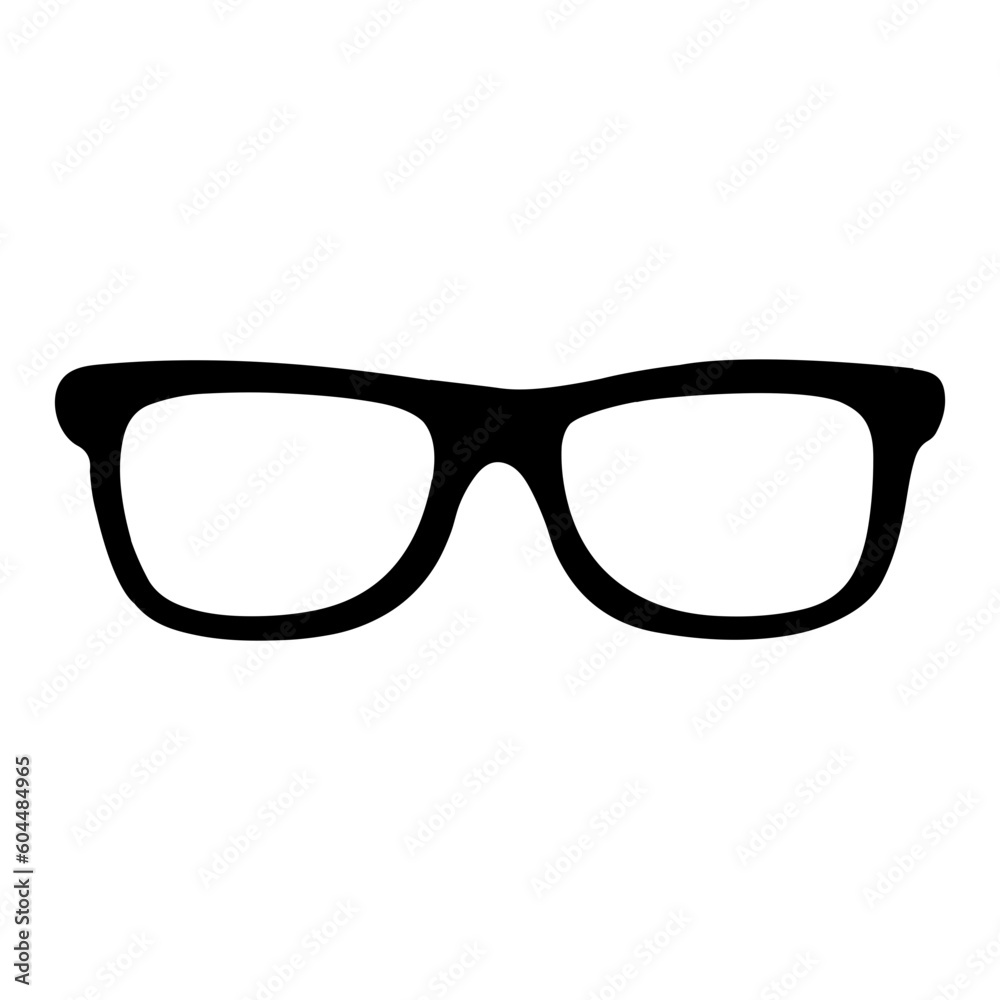 Image vectorielle Stock Glasses Svg, Eyeglasses Svg, Glasses Silhouette ...