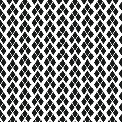 Poster - abstract geometric minimalist black rhombus arrow pattern art.