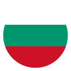 Wall Mural - Flag of Bulgaria in circle