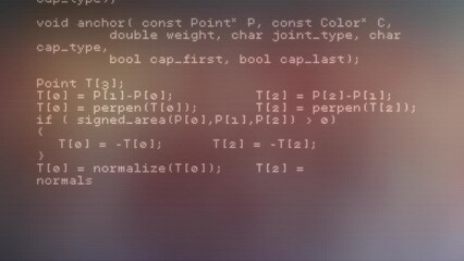 Poster - Animation of computer data processing