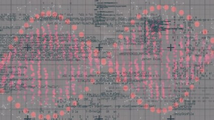 Poster - Animation of dna strand spinning and data processing over grid