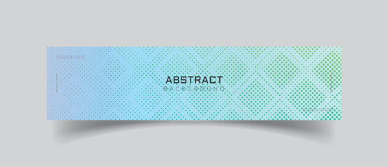 Wall Mural - linkedin banner with halftone pattern background