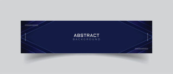 Wall Mural - linkedin banner with modern background
