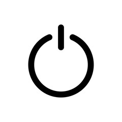 Poster - power icon symbol. switch on and switch off icons , press start button . on off icon. web vector icon