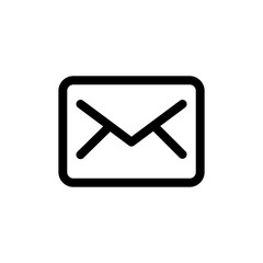 Leinwandbilder - mail envelope icon, email message icon sign. notification new message icons. web vector icon