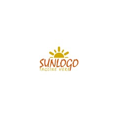 Poster - Sun logo design template Icon isolated on white background