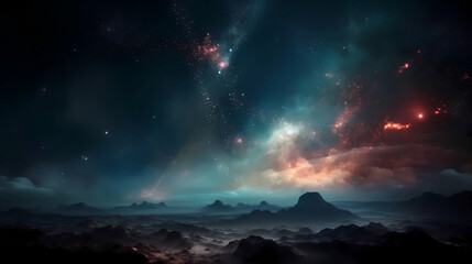 Wall Mural - space, nebula