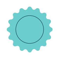 Poster - blank badge button
