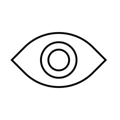 Aufkleber - simple eye icon illustration