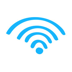 Poster - wi fi icon hand drawn