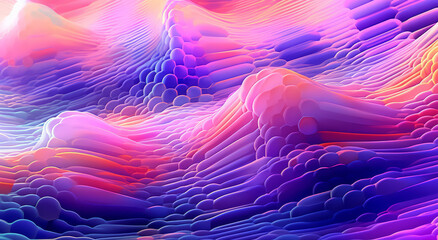 Wall Mural - abstract neon glow background. generative ai