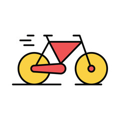 Sticker - cycle, bicycle, cycling icon