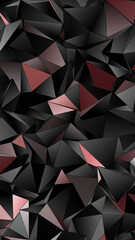 Wall Mural - 3d Triangles, abstract  background. Design wallpaper.