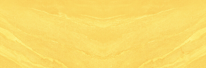 Wall Mural - Gold color shiny grainy veins wide texture. Golden yellow colour panoramic textured abstract background